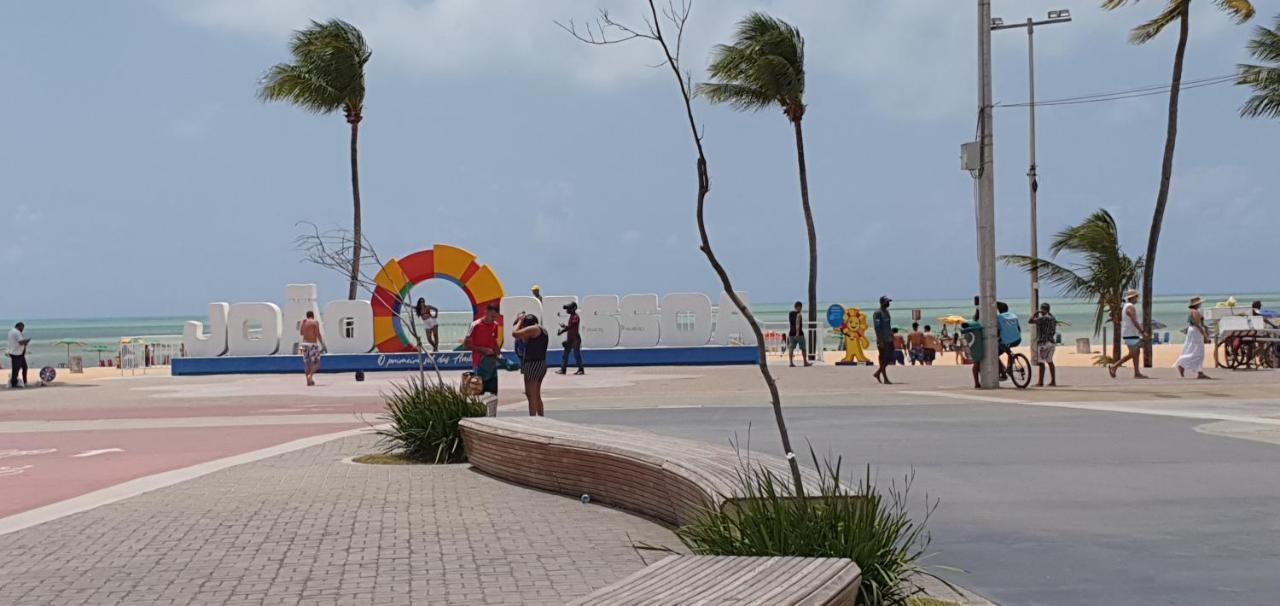 Luxor Tambau Ap 100 Metros Da Praia Com Vista Para O Mar โจเอาเปสโซอา ภายนอก รูปภาพ